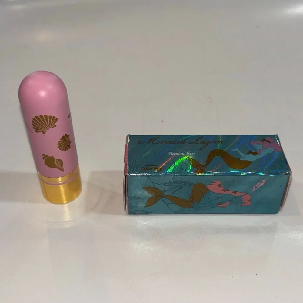 NEW in box Disney Peter Pan Mermaid Kiss Lagoon lipstick Besame PPM245 cosmetics